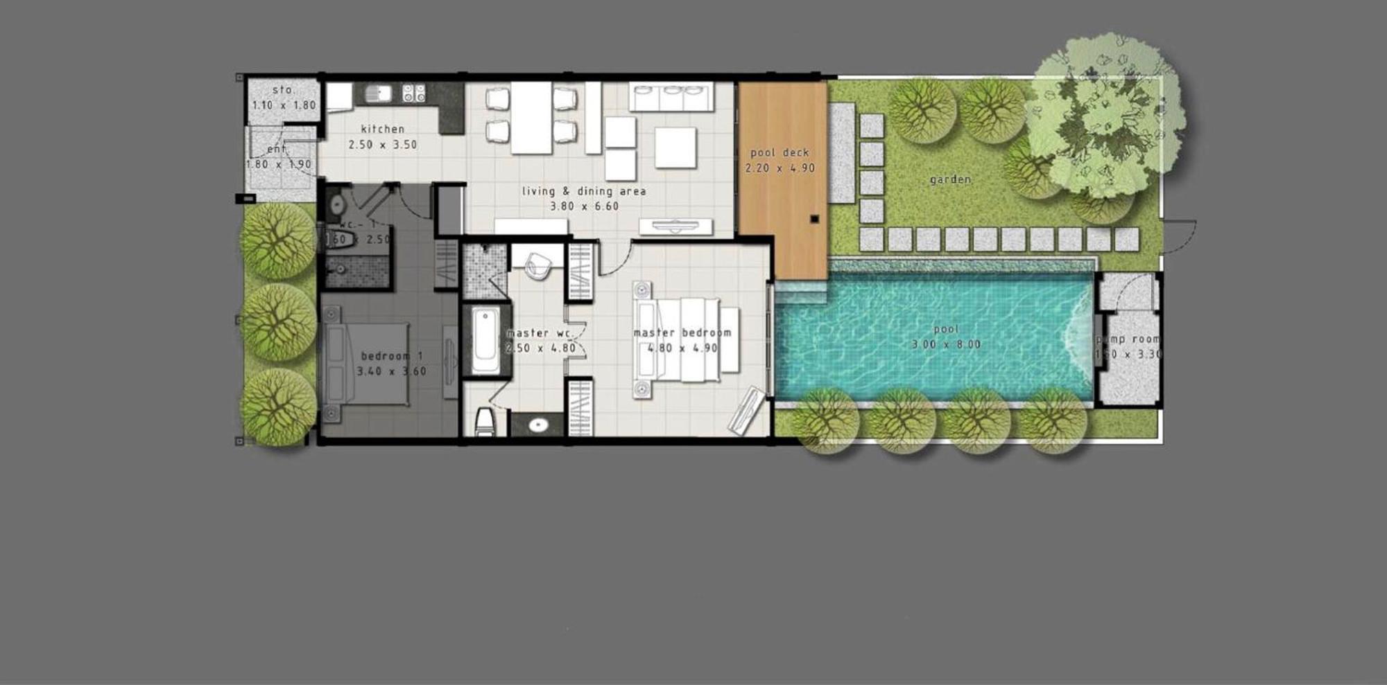 One Bedroom Onyx Villa Nai Harn Exterior photo